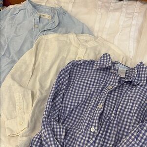 Boys Checkered and Solid Shirts